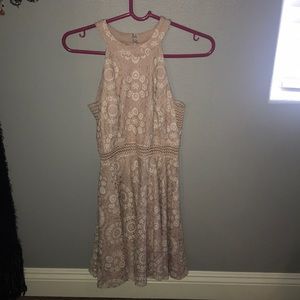 Pink-Beige Dress